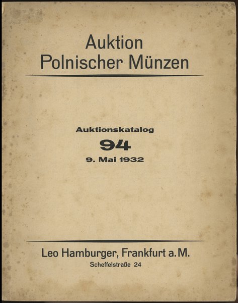 Leo Hamburger Frankfurt a.M