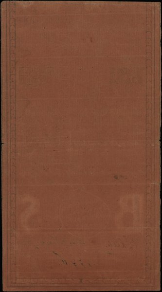 50 złotych 8.06.1794, seria B, numeracja 17776; 
