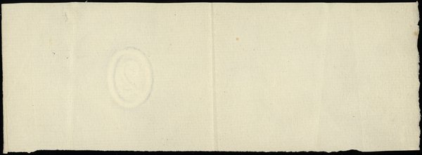 papier do druku banknotu 2 złote z 1863 roku