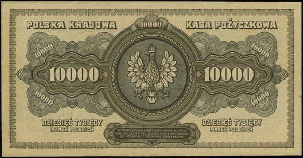 10.000 marek polskich 11.03.1922, seria H, numeracja 2126133