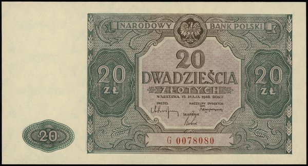 20 złotych 15.05.1946