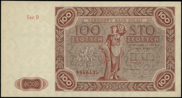 100 złotych 15.07.1947