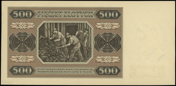 500 złotych 1.07.1948, seria AC, numeracja 4741123