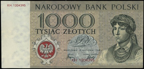 1.000 złotych 2.01.1965