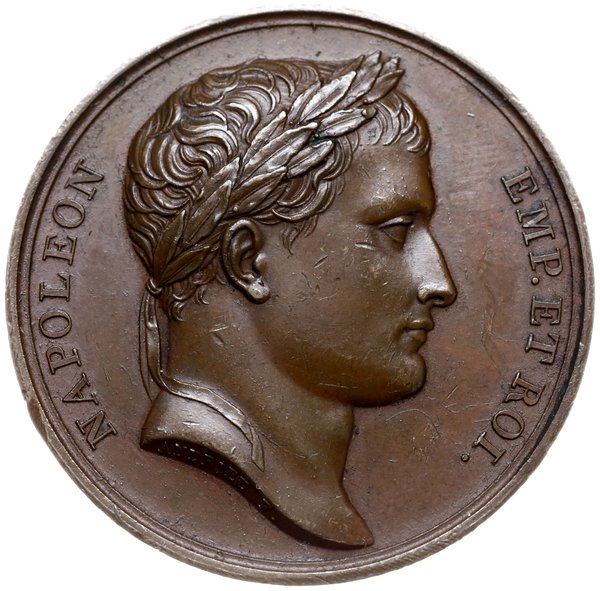 medal z 1806 roku autorstwa Andrieu oraz Denon’a i Galle’a wybity z okazji bitwy pod Jeną