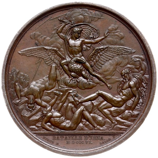 medal z 1806 roku autorstwa Andrieu oraz Denon’a