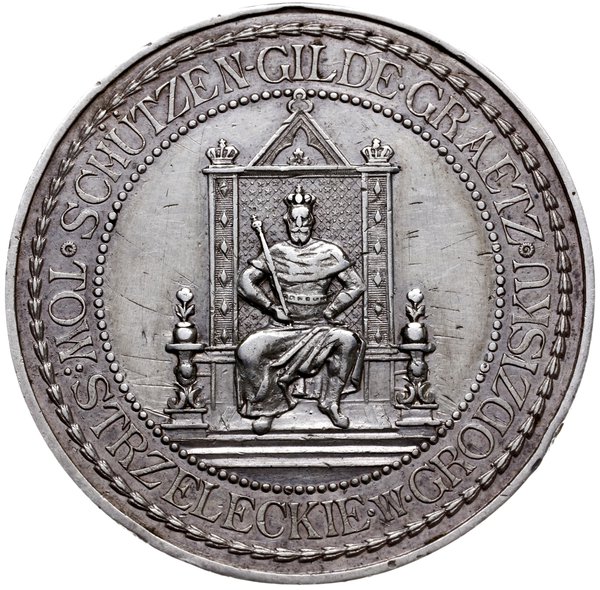 Prusy, medal z 1902 roku autorstwa Lauera wydany