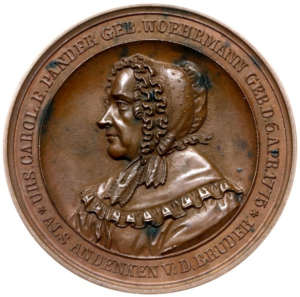 Ryga; medal z 1841 roku autorstwa Loos’a i Loren