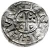 denar 1002-1009, Ratyzbona, mincerz Anti; Hahn 27d8.2; srebro 20 mm, 1.08 g, gięty