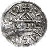 denar 1002-1009, Ratyzbona, mincerz Sigu; Hahn 27h1.1; srebro 20 mm, 1.58 g, gięty