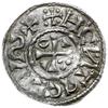 denar 1002-1009, Ratyzbona, mincerz Viga; Hahn 27j2.1; srebro 20 mm, 1.15 g, gięty