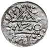 denar 1018-1026, Ratyzbona, mincerz Aza; Hahn 31b2; srebro 20 mm, 1.24 g, gięty