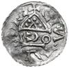 denar 1018-1026, Ratyzbona, mincerz Oc; Hahn 31f6; srebro 19 mm, 1.22 g, gięty