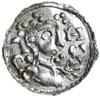 denar 1039-1042, Ratyzbona; Hahn 43A.1; srebro 18 mm, 1.23 g, gięty