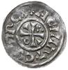 denar 1002-1009, mennica Cham, mincerz Haisti; Hahn 80b2; srebro 22 mm, 1.45 g, gięty