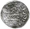denar 1002-1009, mennica Cham, mincerz Haisti; Hahn 80b2; srebro 22 mm, 1.45 g, gięty