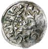 denar 1002-1009, Salzburg, mincerz Od; Hahn 89a5.1; srebro 20 mm, 1.10 g, gięty