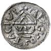 denar 1000-1006, Augsburg, mincerz Vilja; Hahn 141a1.3 / V; srebro 21 mm, 1.38 g, gięty, bardzo rz..