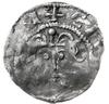 denar 1027-1039, mennica Duisburg; Aw: Popiersie cesarza w koronie na wprost; Rw: Napis w formie k..