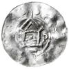 denar typu OAP, 983-1002, Goslar; Aw: Kapliczka z belkami, po bokach L-P, ATEAHLH; Rw: Krzyż i O-D..