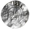 denar 1030-1045; Aw: Głowa brodatego władcy trzy