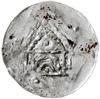 denar przed 1050; Aw: Krzyż, wokoło napis; Rw: K