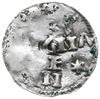 denar 1002-1024; Popiersie w koronie w prawo, HEINRICVS REX; Rw: Napis ARGENTINA w formie krzyża, ..