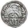 denar z lat 1146-1157; Aw: Książę z mieczem trzy