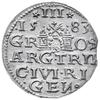 trojak 1583, Ryga; Iger R.83.1.a (R1), Gerbaszewski 16; bardzo ładnie zachowany