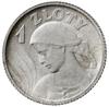 1 złoty 1924, Paryż; popiersie kobiety z kłosami; Parchimowicz 107a; piękny