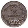 2 grosze 1923, Warszawa; nominał po obu stronach monety; brąz 1.52 g; Parchimowicz P103a; bardzo ł..