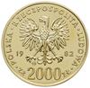 2.000 złotych 1982, Szwajcaria; moneta wybita z 
