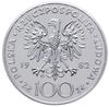 100 złotych 1982, Szwajcaria; Jan Paweł II; srebro 30 mm, próby ‘750’; Parchimowicz 294a; nakład 8..