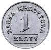 Kraków Rakowice, 1 złoty Spółdzielni 8 Pułku Ułanów Księcia Józefa Poniatowskiego; aluminium; Bart..