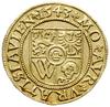 dukat 1543, Wrocław; Aw: Tarcza herbowa i napis wokoło, Rw: Św. Wacław i napis wokoło; złoto 3.52 ..