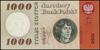 1.000 złotych 24.05.1962; seria A, numeracja 0000000, wzór pierwszej niewprowadzonej do obiegu emi..