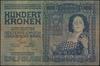 Oesterreichisch-Ungarische Bank; 100 koron 2.01.1910, Wiedeń; seria 1014, numeracja 44312, x SZAM ..