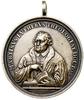 Saksonia; medal z 1717 roku nieznanego autorstwa wykonany z okazji 200-lecia reformacji; Aw: Popie..