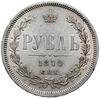rubel 1878, Petersburg, СПБ НФ, Petersburg; Adrianov 1878, Bitkin 92; pięknie zachowany