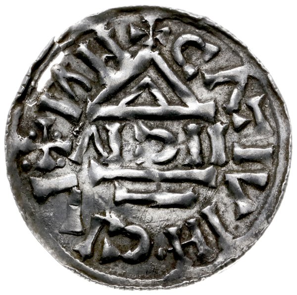 Bawaria, denar 1002-1009, mincerz Aig; Hahn 74a1