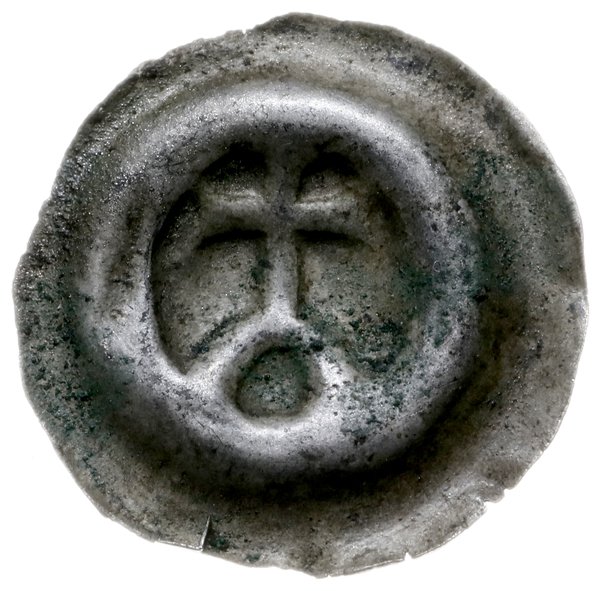 brakteat, ok. 1277-1288; Krzyż na arkadzie; BRP 