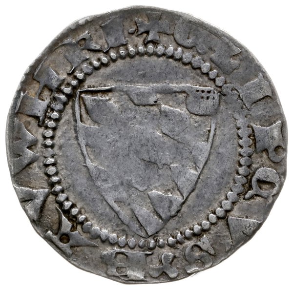 kwartnik ok. 1314 r., mennica Lwówek?; Aw: Głowa