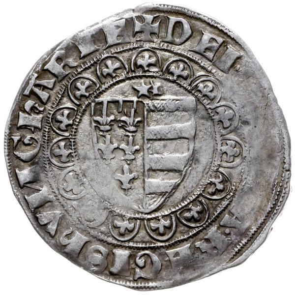 grosz ok. 1334-1336; MONETA DOMINI KAROLI / DEI 