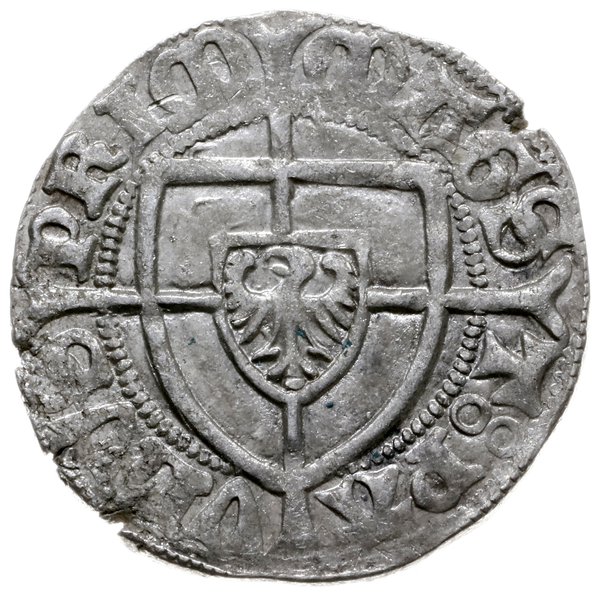 szeląg 1426-1436, men. Gdańsk