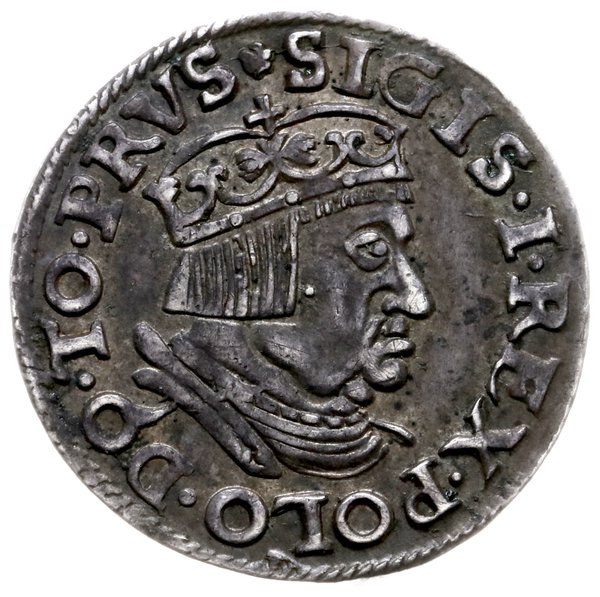 trojak 1537, Gdańsk; odmiana z napisem DANNC3K n
