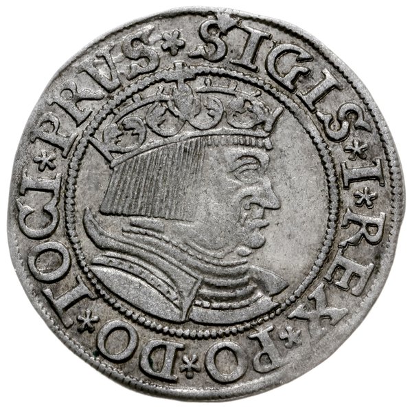 grosz 1533, Toruń; końcówki napisów PRVS/PRVSSIE