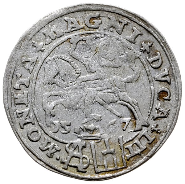 grosz na stopę polską 1567, Tykocin; końcówka na