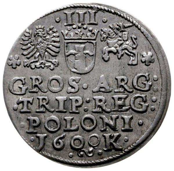 trojak 1600, Kraków; Iger K.00.1.a; ładnie zacho