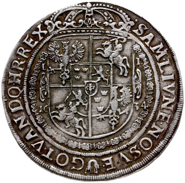 talar 1634, Bydgoszcz; Aw: Półpostać króla w pra