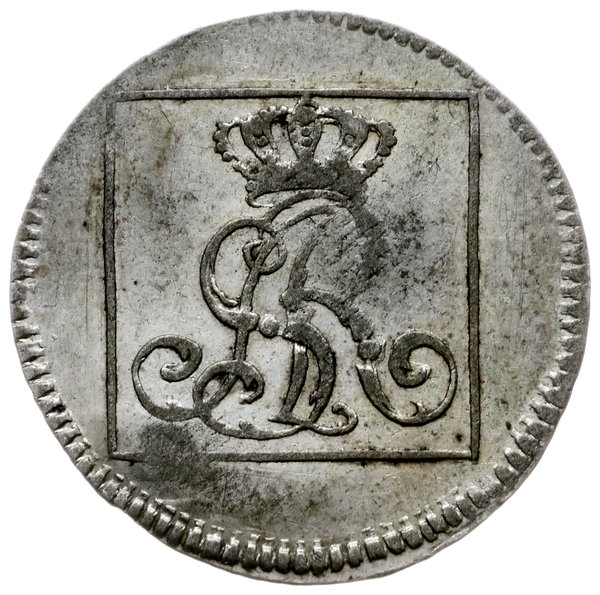 grosz srebrny 1766, Warszawa; Plage 215; bardzo 